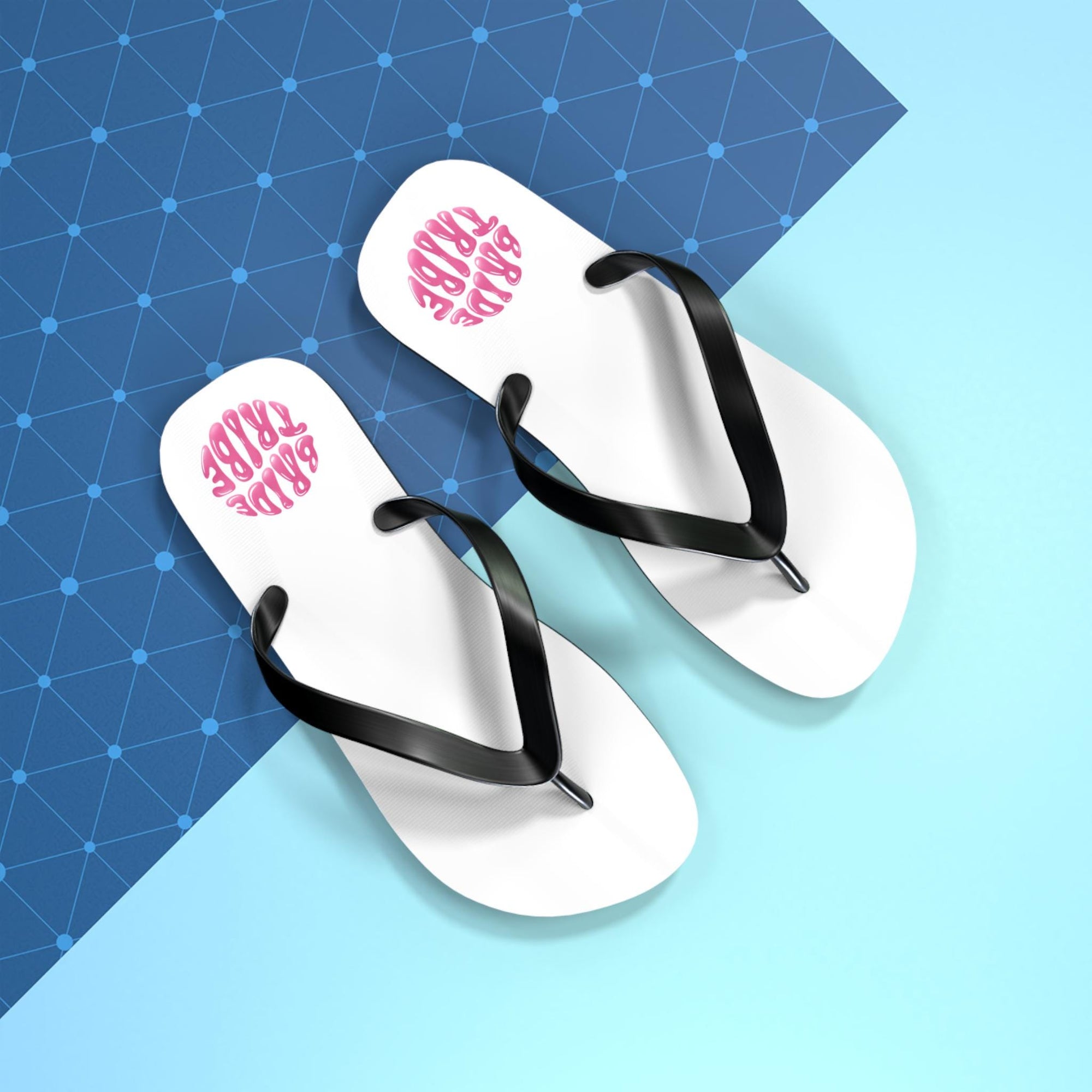 Bride Tribe Flip Flops | Bachelorette Party, Beach Wedding, Summer Vacation, Bridal Shower, Group Getaway