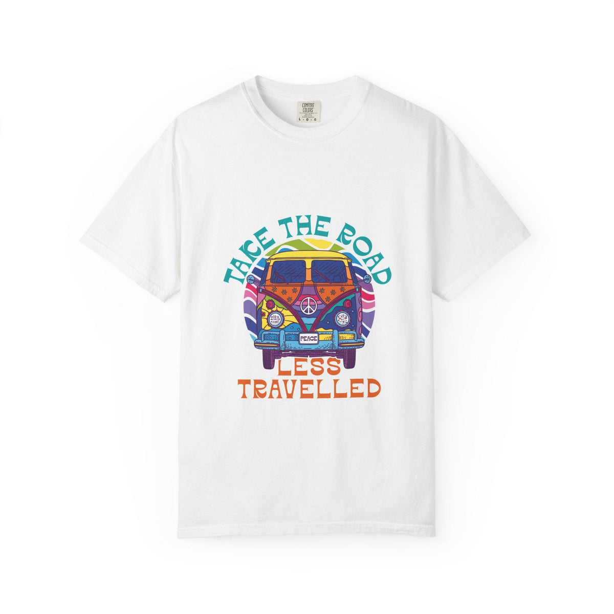 Adventure T-Shirt, Take the Road Less Travelled Tee, Unisex Casual Wear, Travel Gift, Outdoor Enthusiast Shirt, Road Trip Apparel