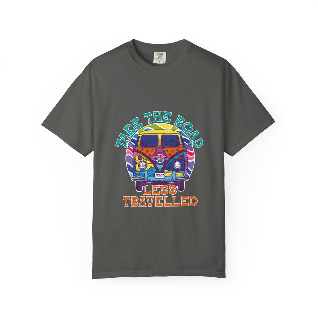 Adventure T-Shirt, Take the Road Less Travelled Tee, Unisex Casual Wear, Travel Gift, Outdoor Enthusiast Shirt, Road Trip Apparel