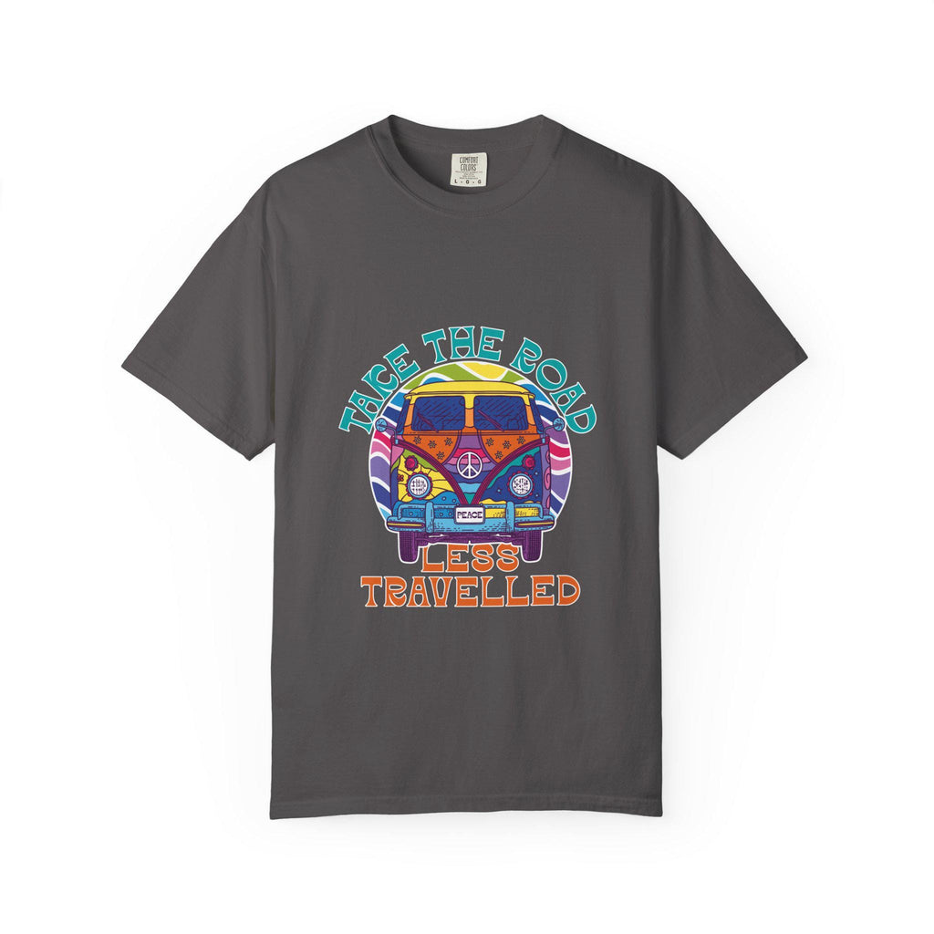 Adventure T-Shirt, Take the Road Less Travelled Tee, Unisex Casual Wear, Travel Gift, Outdoor Enthusiast Shirt, Road Trip Apparel