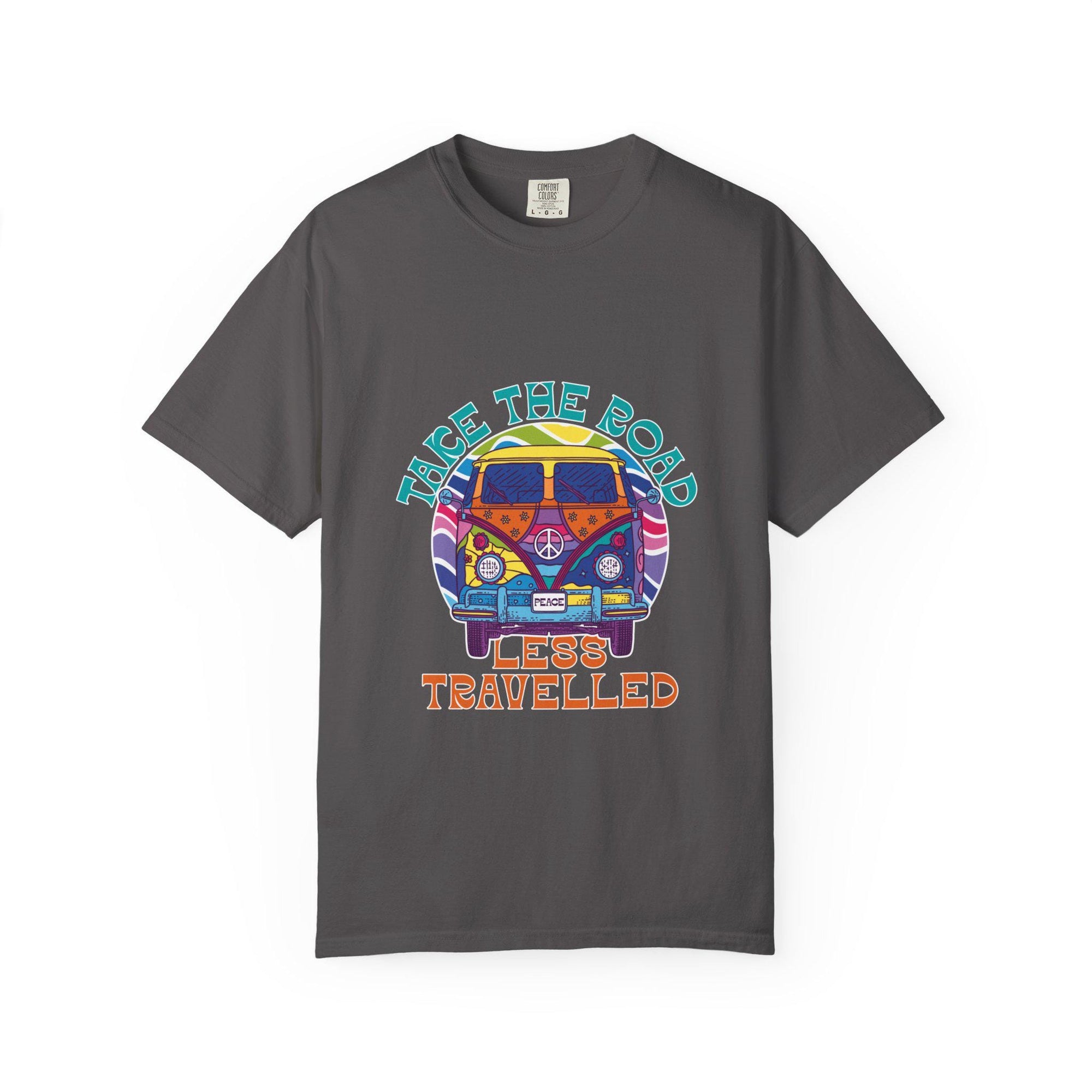 Adventure T-Shirt, Take the Road Less Travelled Tee, Unisex Casual Wear, Travel Gift, Outdoor Enthusiast Shirt, Road Trip Apparel