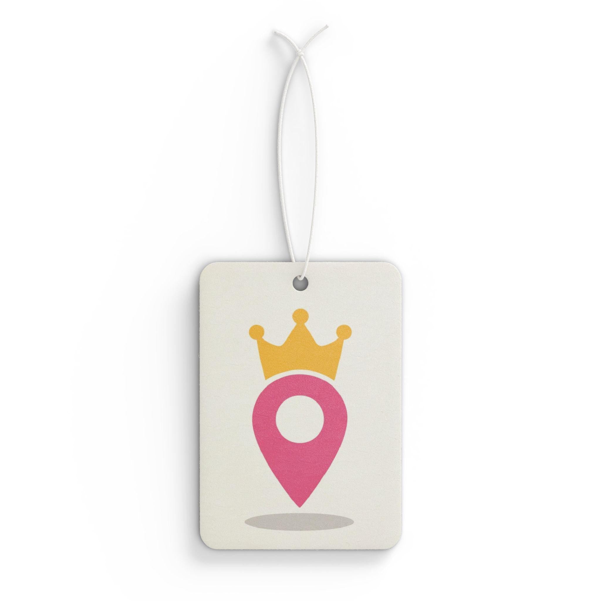 Royal Location Car Air Freshener, Car Perfume, Car Decor, Gift for Drivers, Car Accessory, Air Freshener Tags