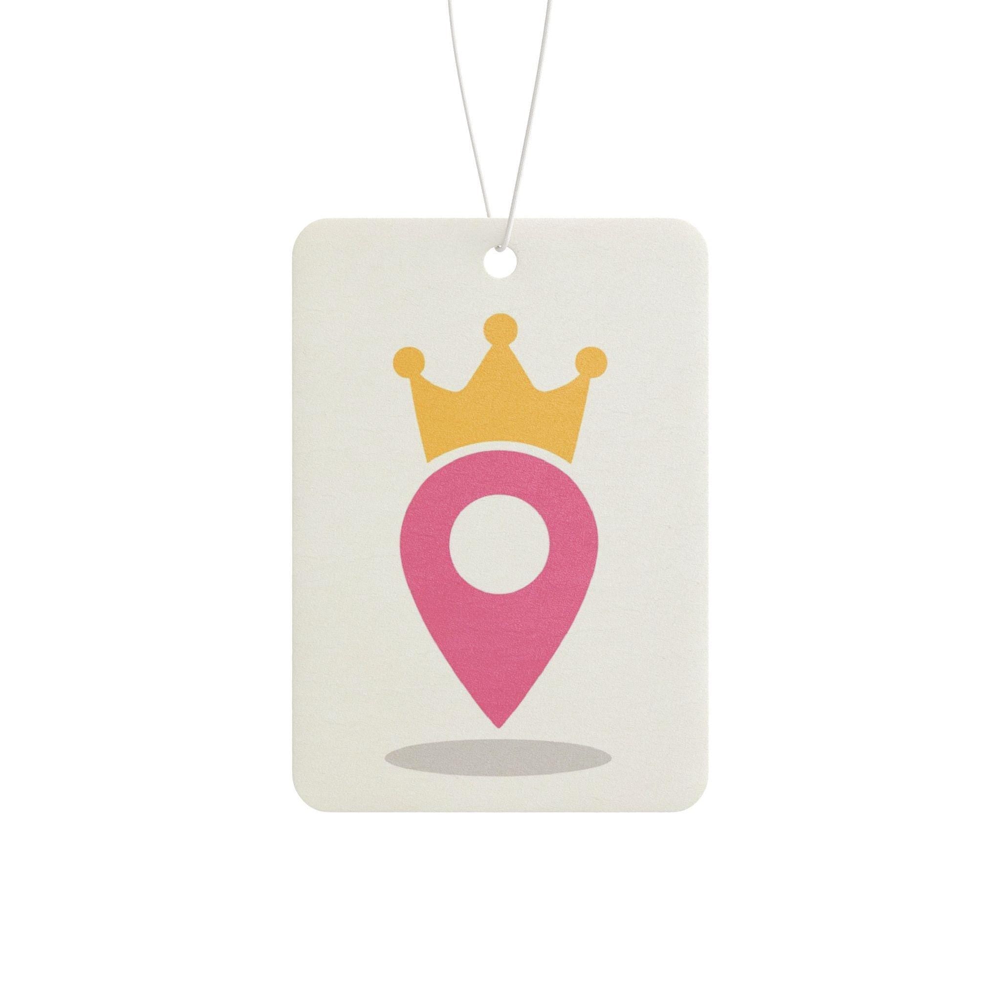 Royal Location Car Air Freshener, Car Perfume, Car Decor, Gift for Drivers, Car Accessory, Air Freshener Tags