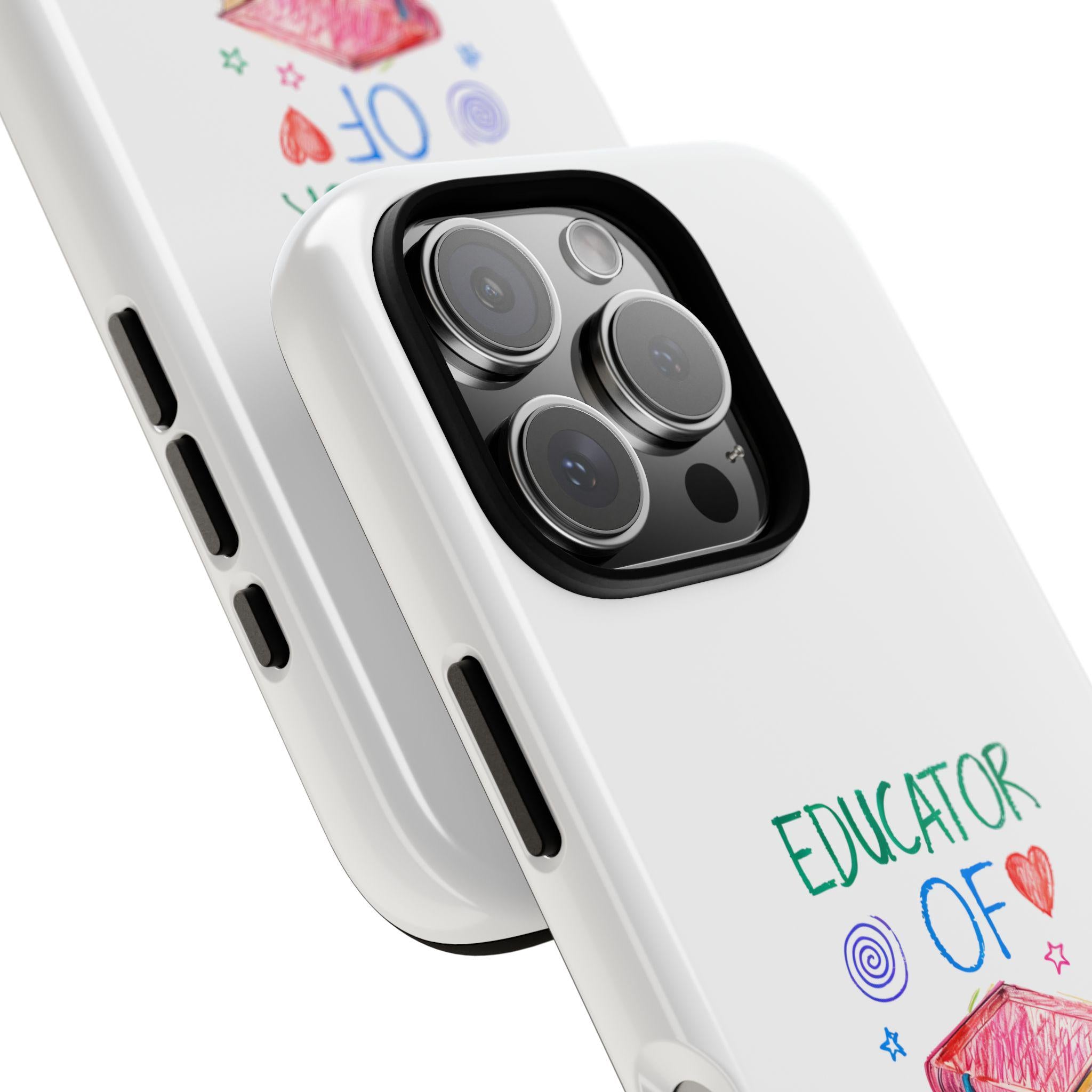 Teacher Phone Case, Funny Educator Gift, Cute Case for Teachers, Back to School, Birthday Gift for Teachers, Tiny Humans