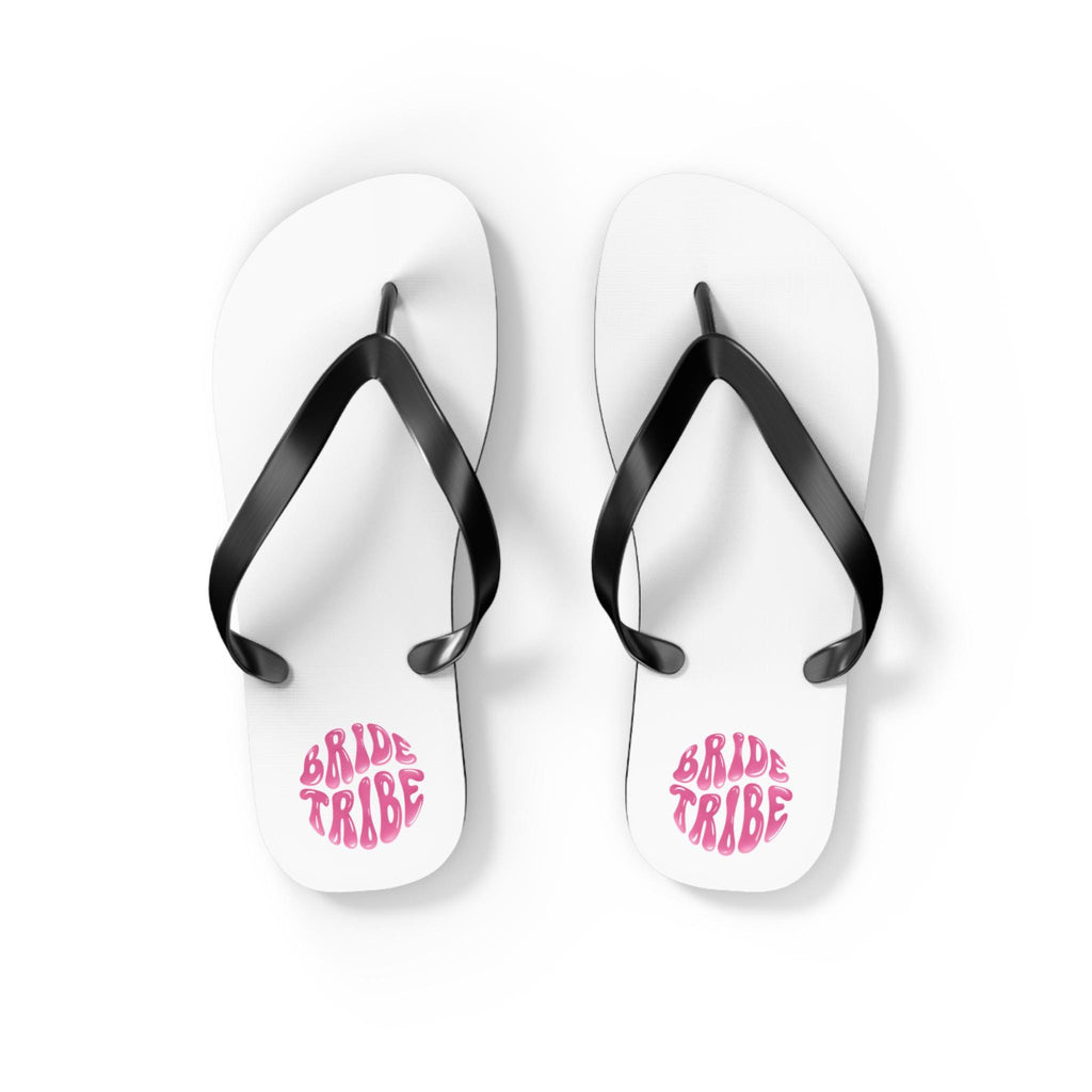 Bride Tribe Flip Flops | Bachelorette Party, Beach Wedding, Summer Vacation, Bridal Shower, Group Getaway