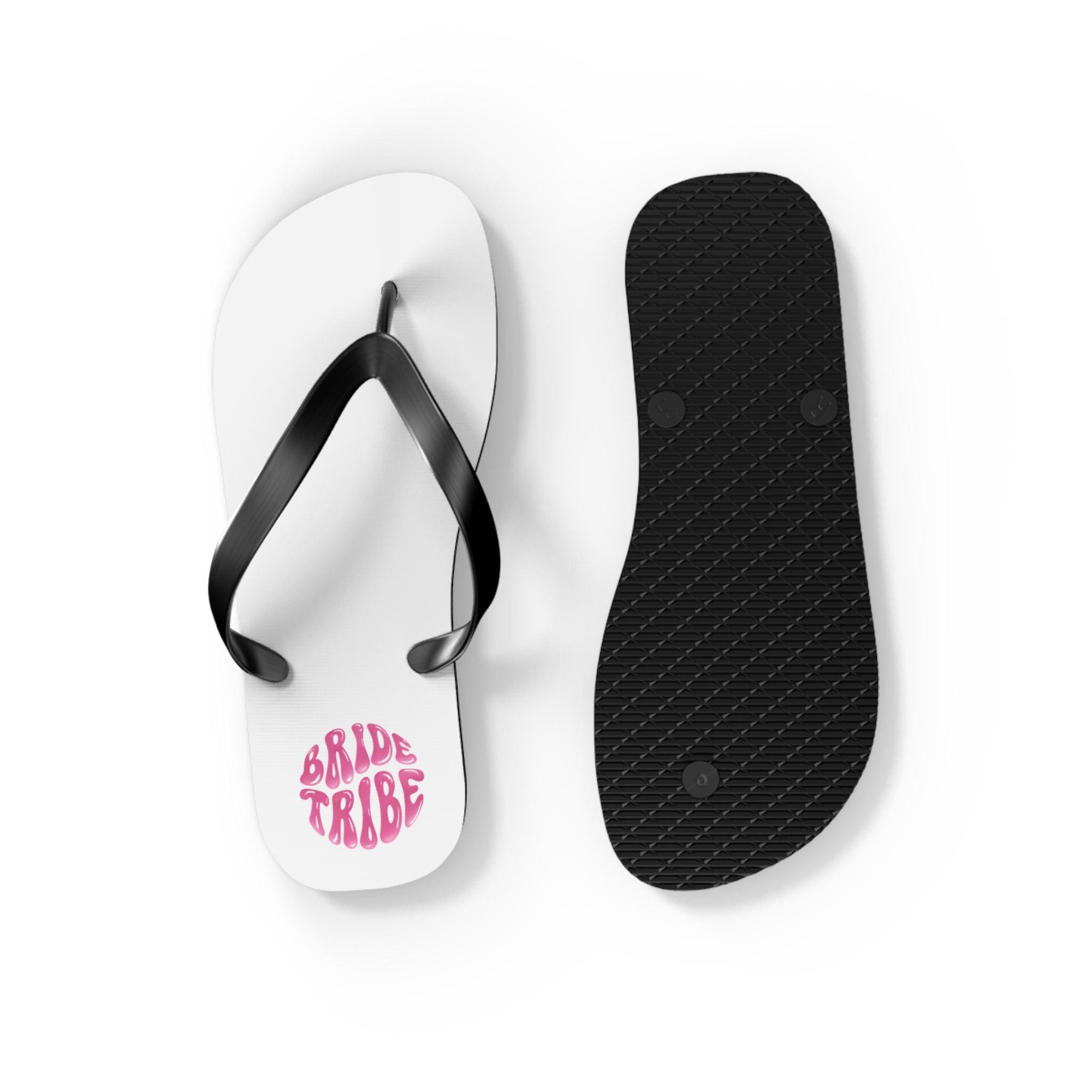 Bride Tribe Flip Flops | Bachelorette Party, Beach Wedding, Summer Vacation, Bridal Shower, Group Getaway