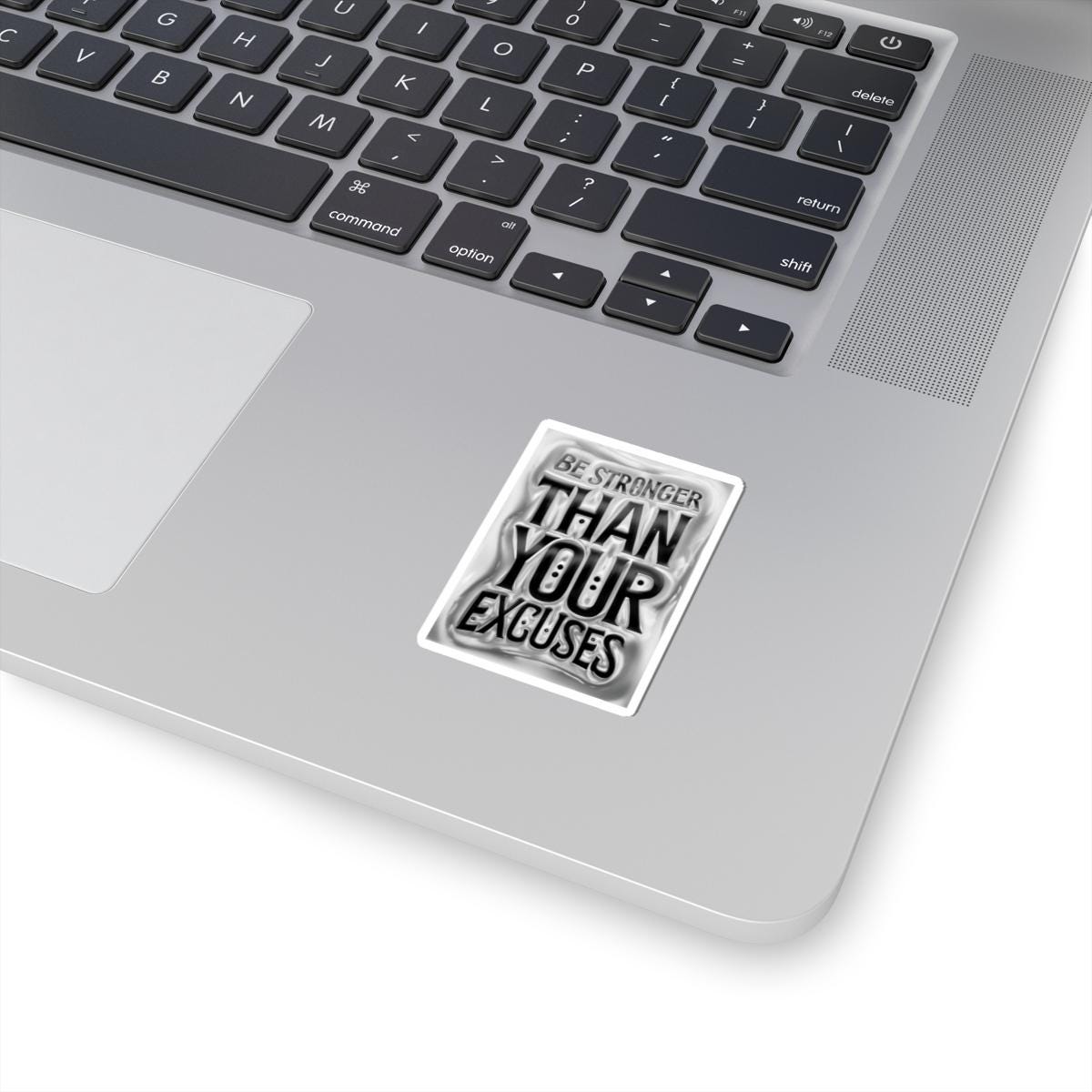 Motivational Kiss-Cut Stickers - Be Stronger Than Your Excuses, Inspirational Decals for Laptops, Journals, Water Bottles, Gifts
