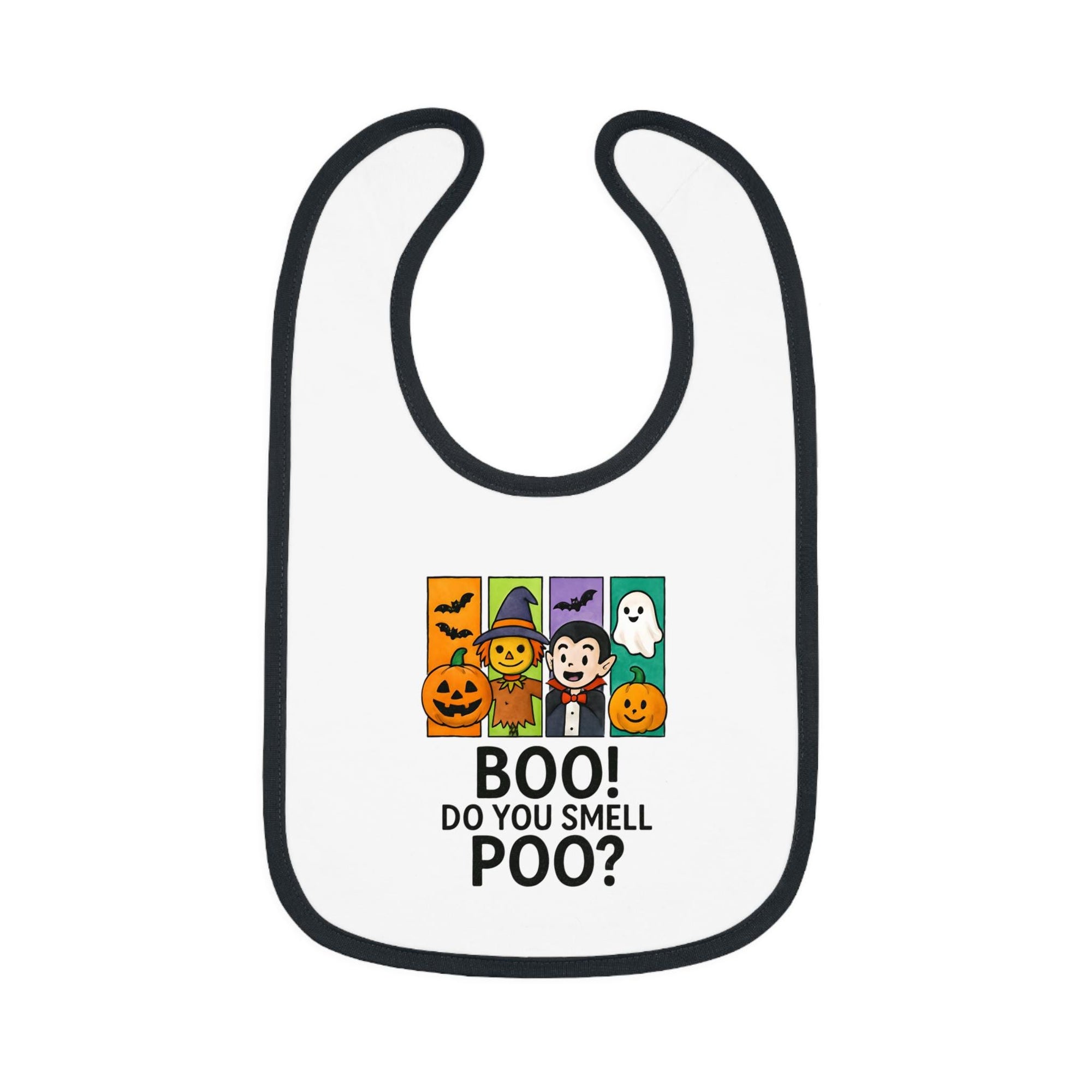 Halloween Baby Bib, Funny Infant Bib, Boo Do You Smell Poo, Cute Halloween Bib, Baby Shower Gift, Funny Baby Shower Bibs