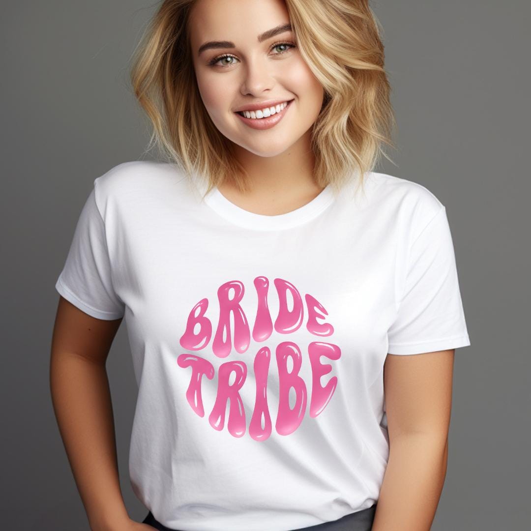 Bride Tribe Shirt Bachelorette Party Tee Matching Wedding Crew Shirts Sassy Bridal Shower Gift Team Bride T-Shirt