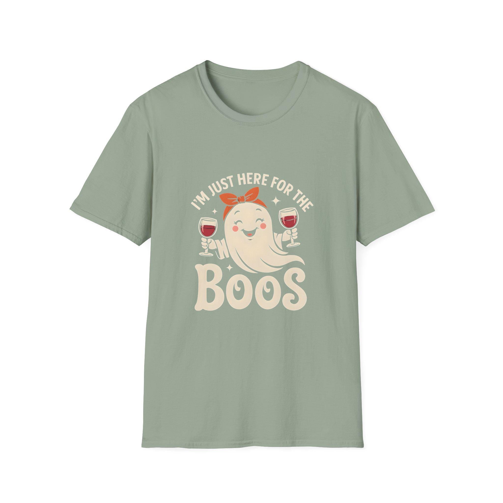 Halloween Party T-Shirt, Unisex Tee for Halloween Celebrations, Casual Wear, Funny Shirt, Gift for Boo Lovers, drink lovers, wine lovers