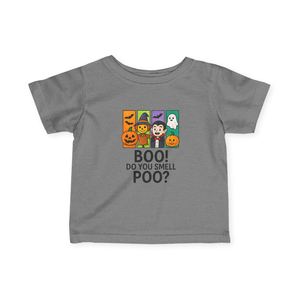 BOO! Do You Smell POO?™ Funny Baby Halloween Tee Toddler Costume Shirt Cute Ghost & Pumpkin Outfit Baby Trick or Treat Top