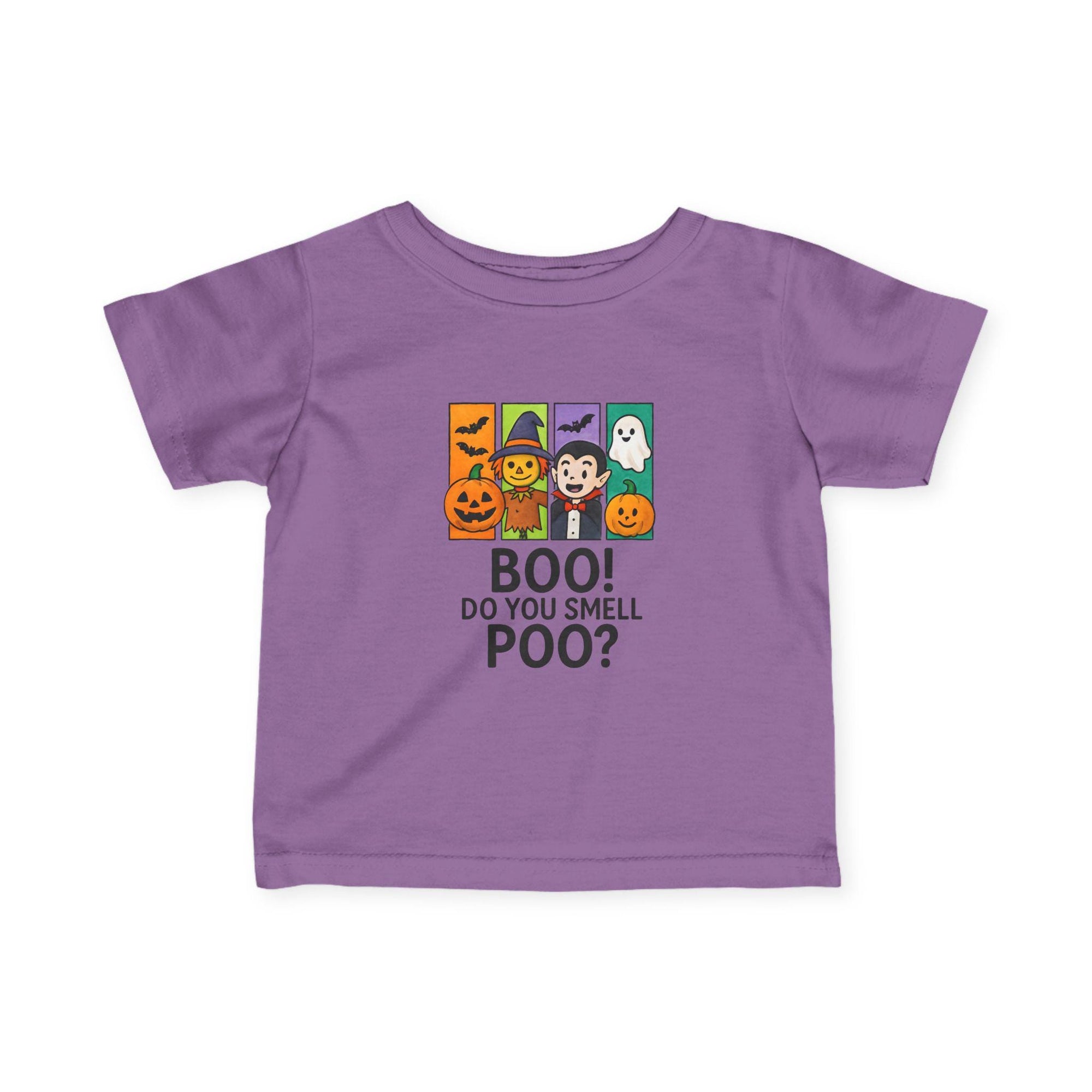 BOO! Do You Smell POO?™ Funny Baby Halloween Tee Toddler Costume Shirt Cute Ghost & Pumpkin Outfit Baby Trick or Treat Top