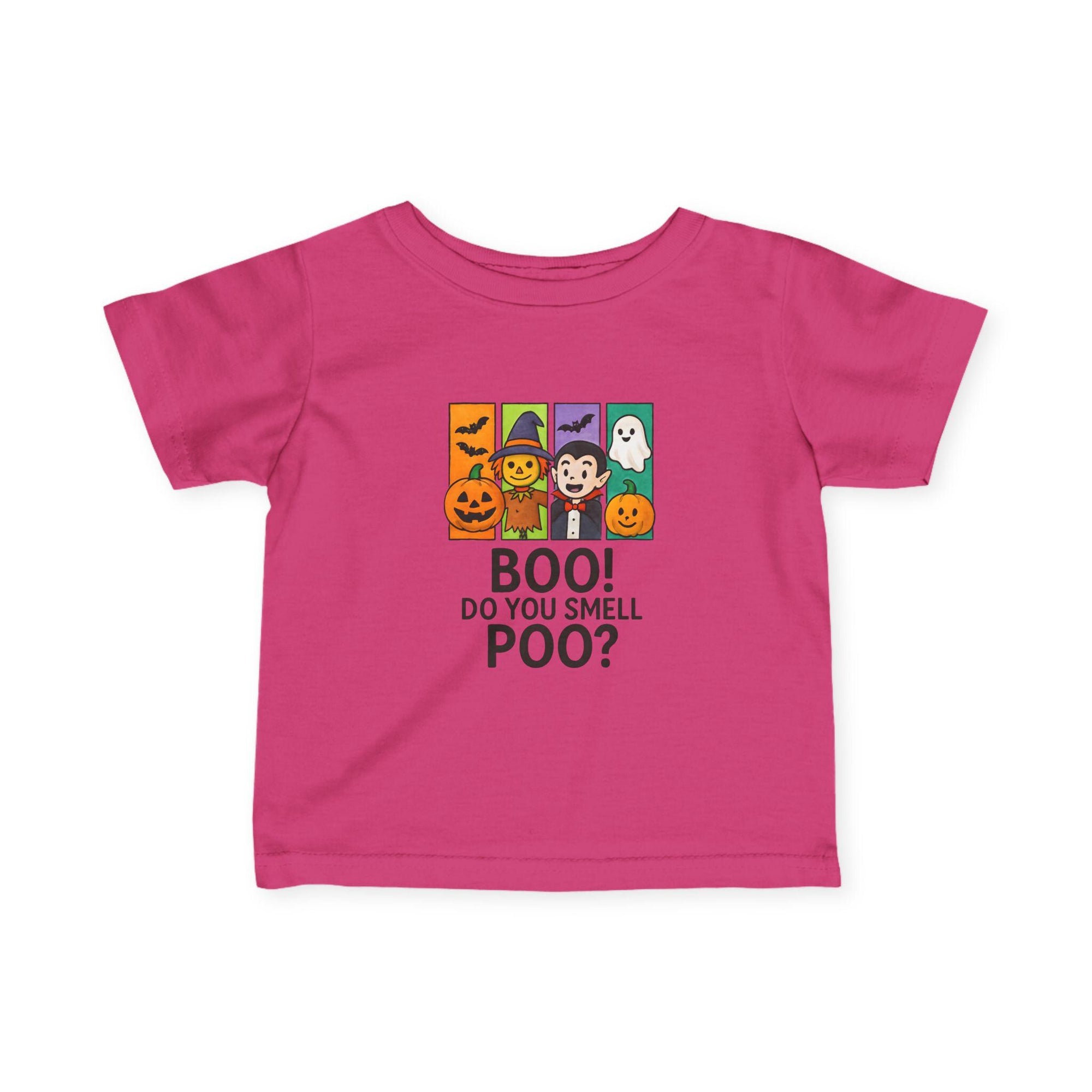 BOO! Do You Smell POO?™ Funny Baby Halloween Tee Toddler Costume Shirt Cute Ghost & Pumpkin Outfit Baby Trick or Treat Top