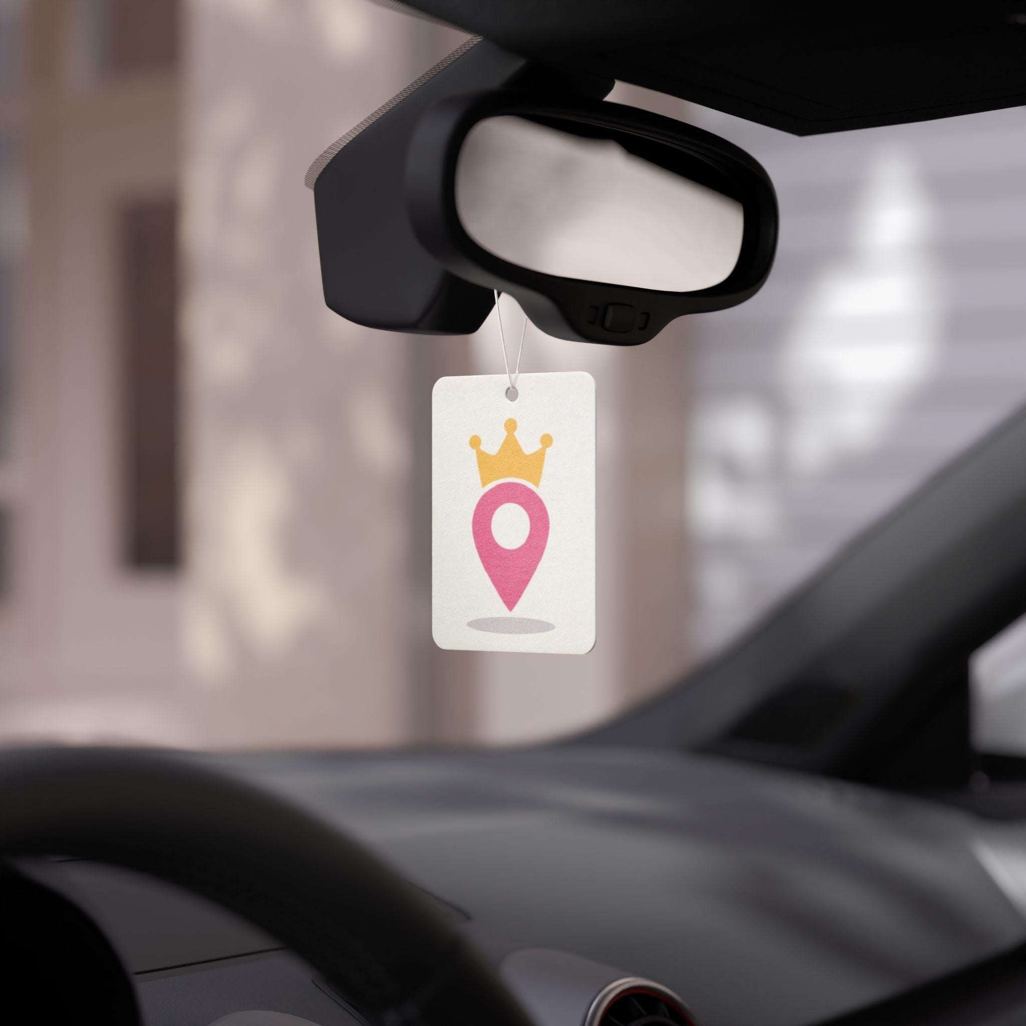 Royal Location Car Air Freshener, Car Perfume, Car Decor, Gift for Drivers, Car Accessory, Air Freshener Tags