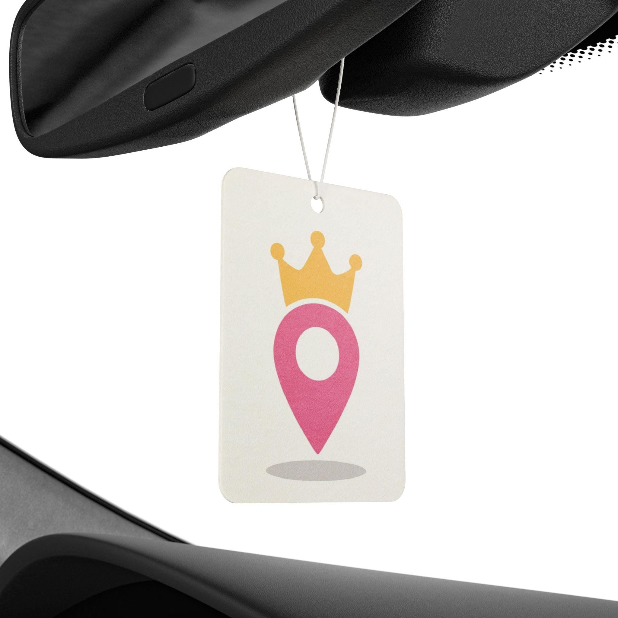 Royal Location Car Air Freshener, Car Perfume, Car Decor, Gift for Drivers, Car Accessory, Air Freshener Tags