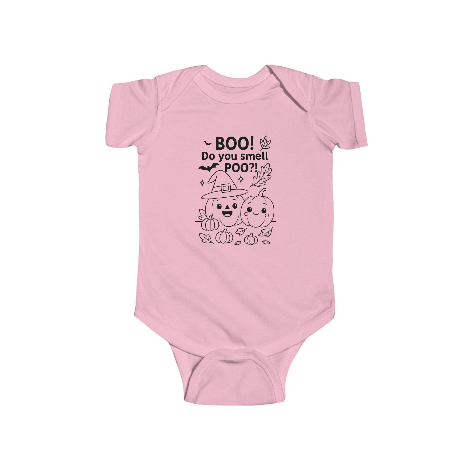 Funny Halloween Baby Bodysuit Boo Do You Smell Poo Babys First Halloween Pumpkin Diaper Joke Romper