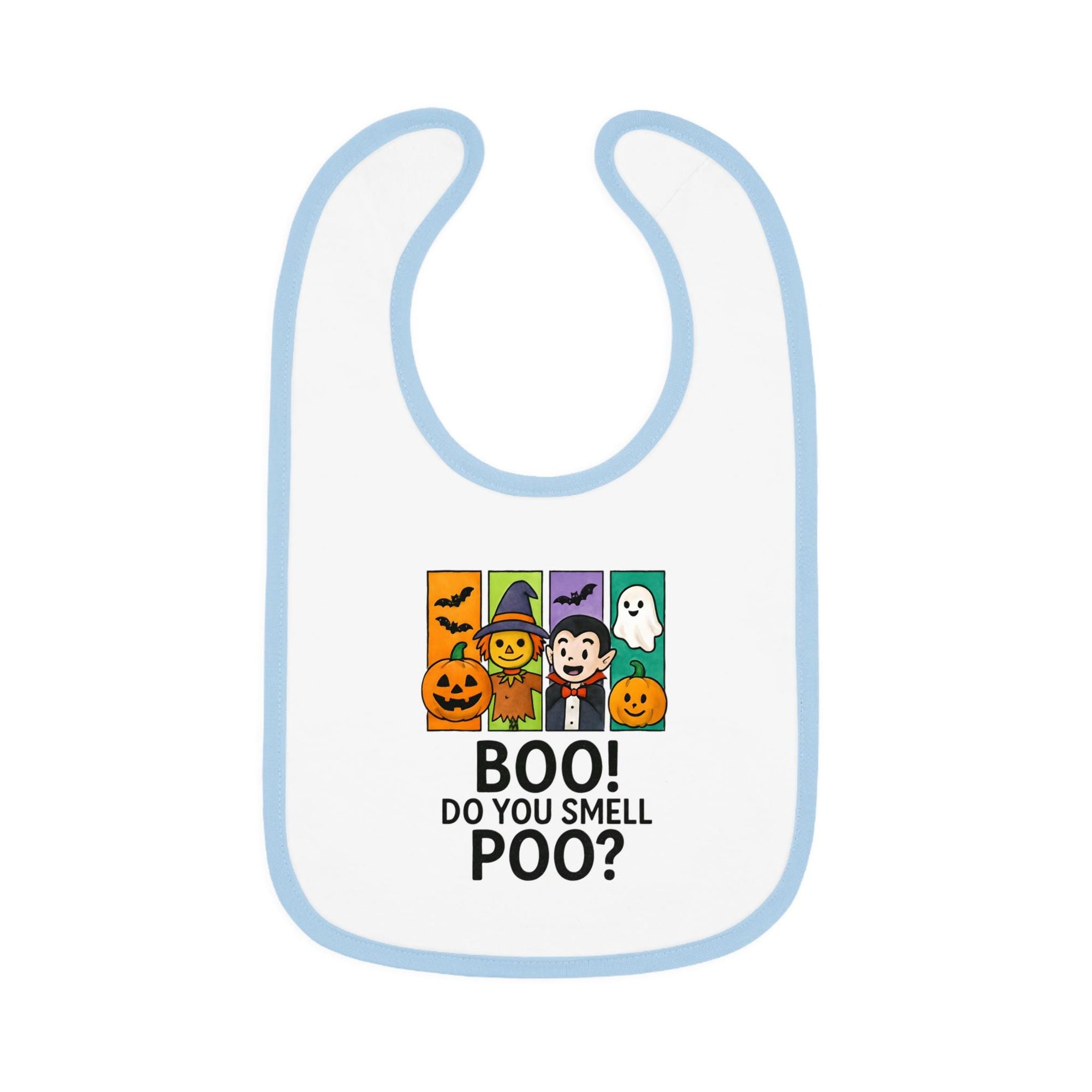 Halloween Baby Bib, Funny Infant Bib, Boo Do You Smell Poo, Cute Halloween Bib, Baby Shower Gift, Funny Baby Shower Bibs