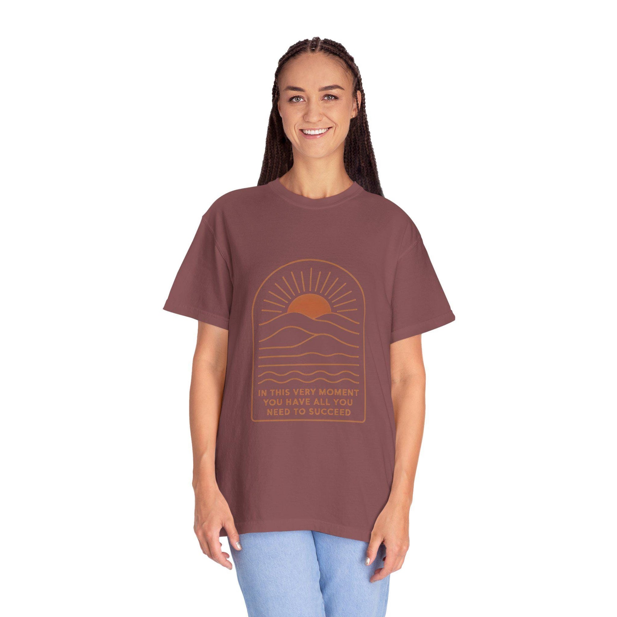 Motivational T-Shirt - Unisex Garment-Dyed Tee, Inspirational Gift, Positive Vibes, Everyday Wear, Self-Confidence Shirt