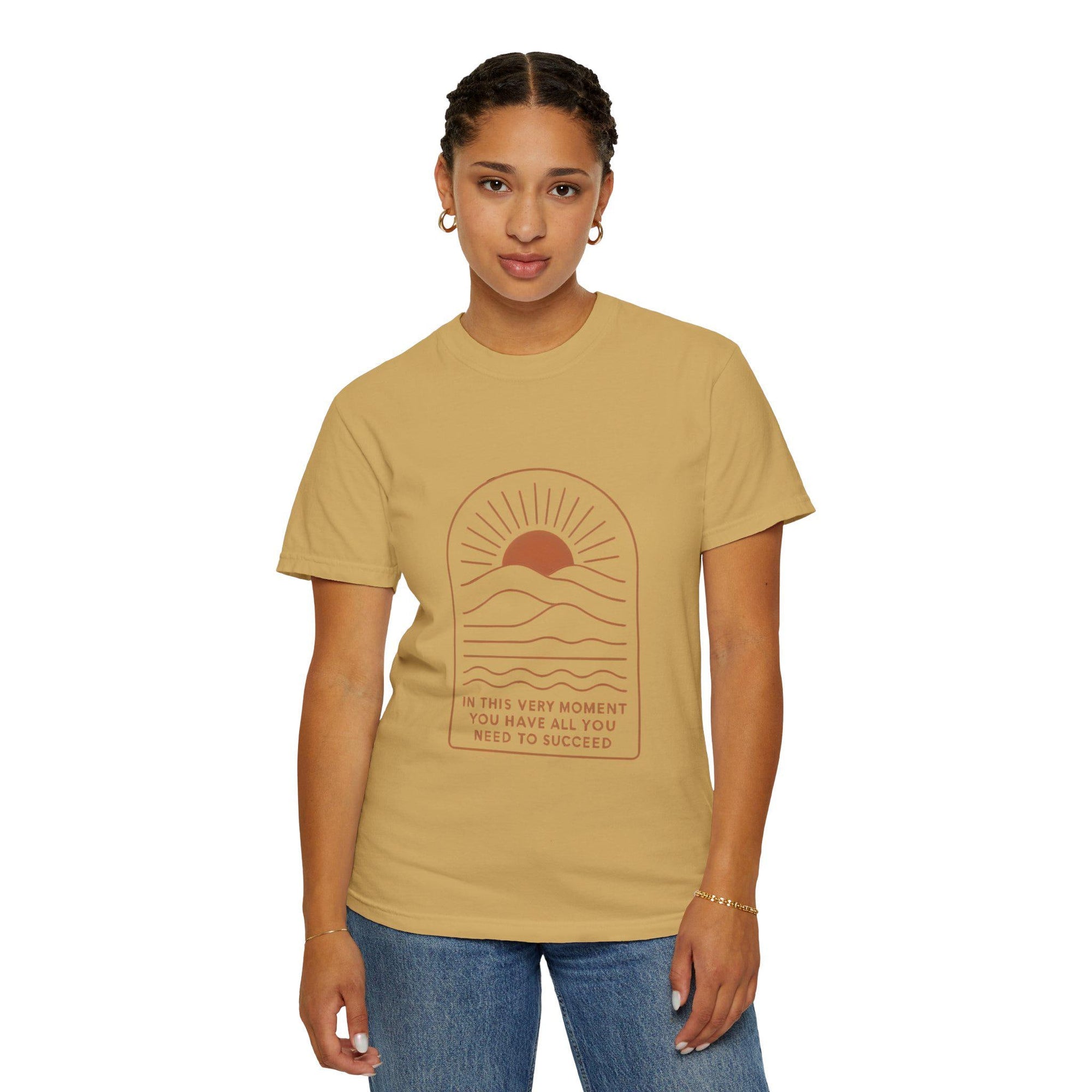 Motivational T-Shirt - Unisex Garment-Dyed Tee, Inspirational Gift, Positive Vibes, Everyday Wear, Self-Confidence Shirt