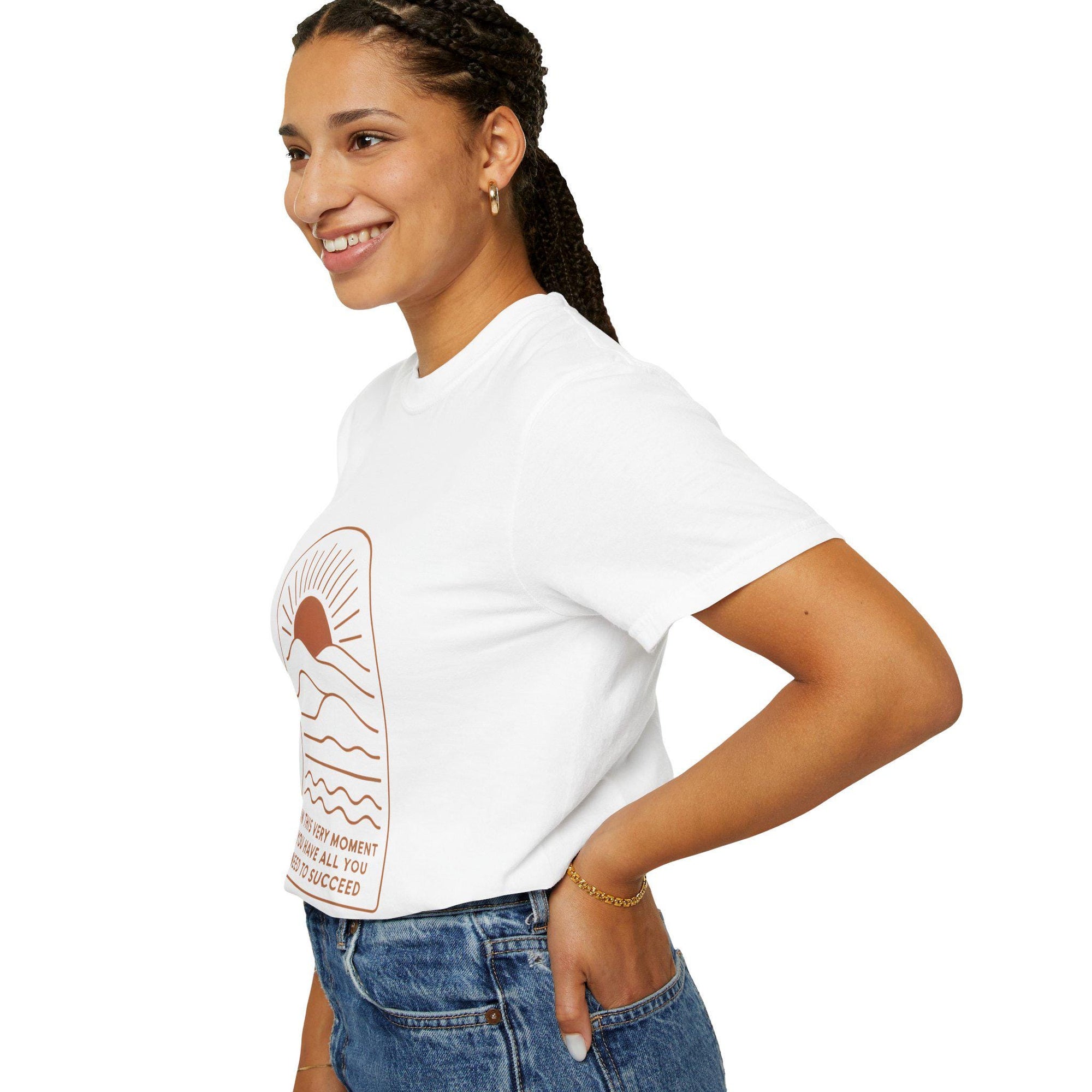 Motivational T-Shirt - Unisex Garment-Dyed Tee, Inspirational Gift, Positive Vibes, Everyday Wear, Self-Confidence Shirt