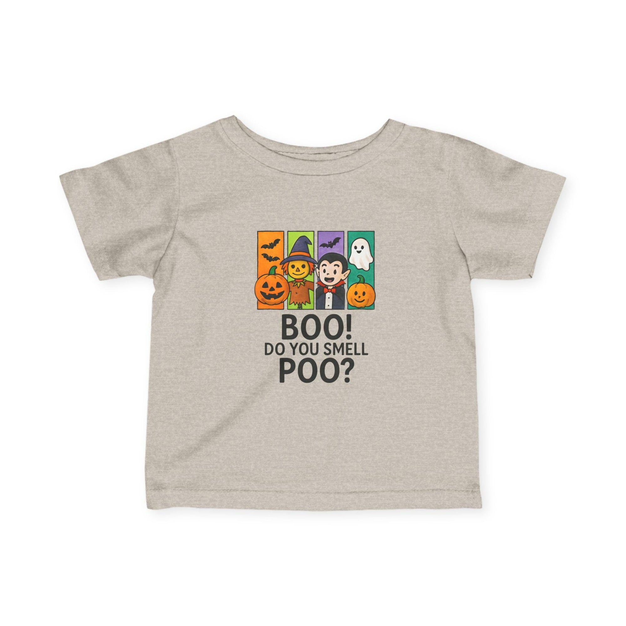 BOO! Do You Smell POO?™ Funny Baby Halloween Tee Toddler Costume Shirt Cute Ghost & Pumpkin Outfit Baby Trick or Treat Top