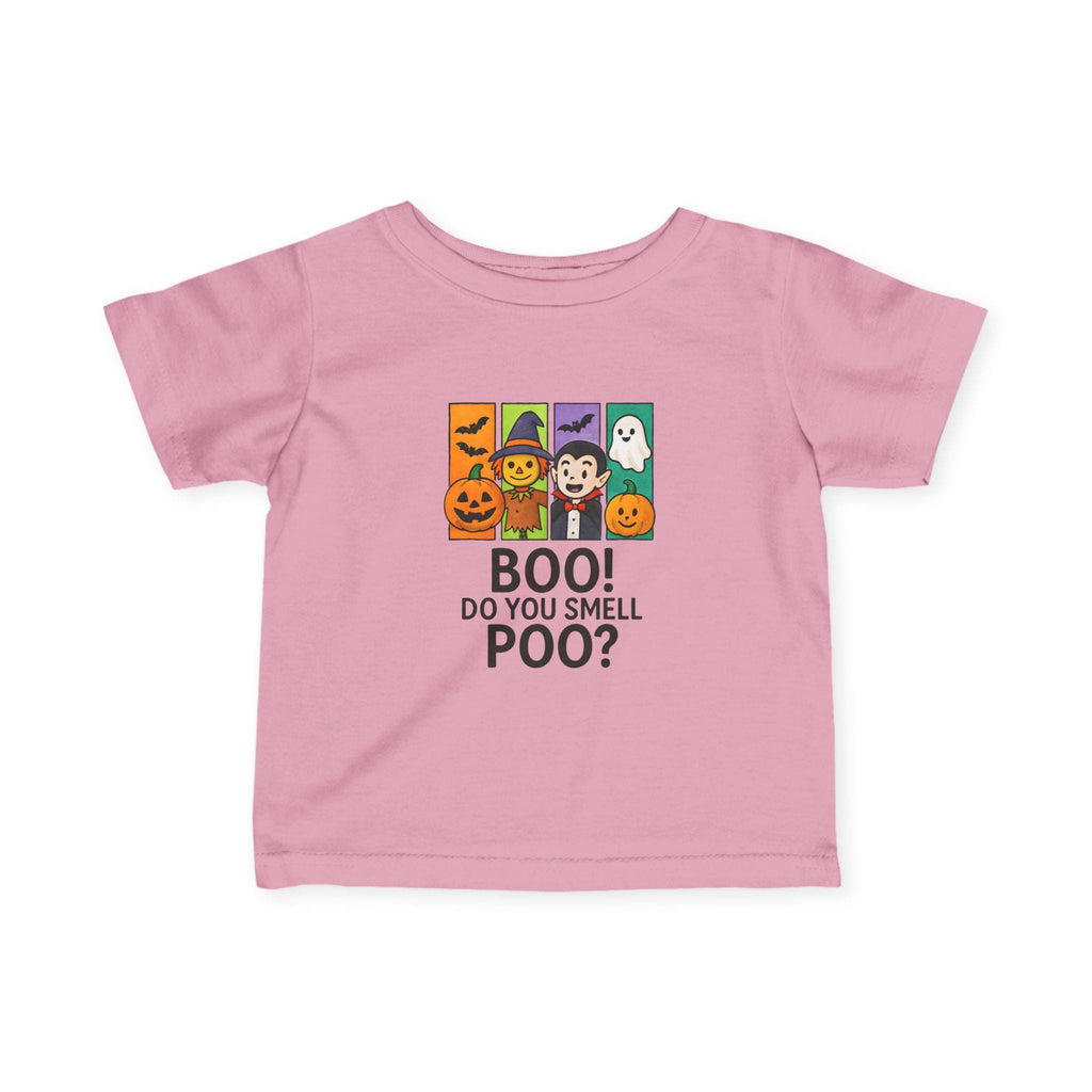 BOO! Do You Smell POO?™ Funny Baby Halloween Tee Toddler Costume Shirt Cute Ghost & Pumpkin Outfit Baby Trick or Treat Top