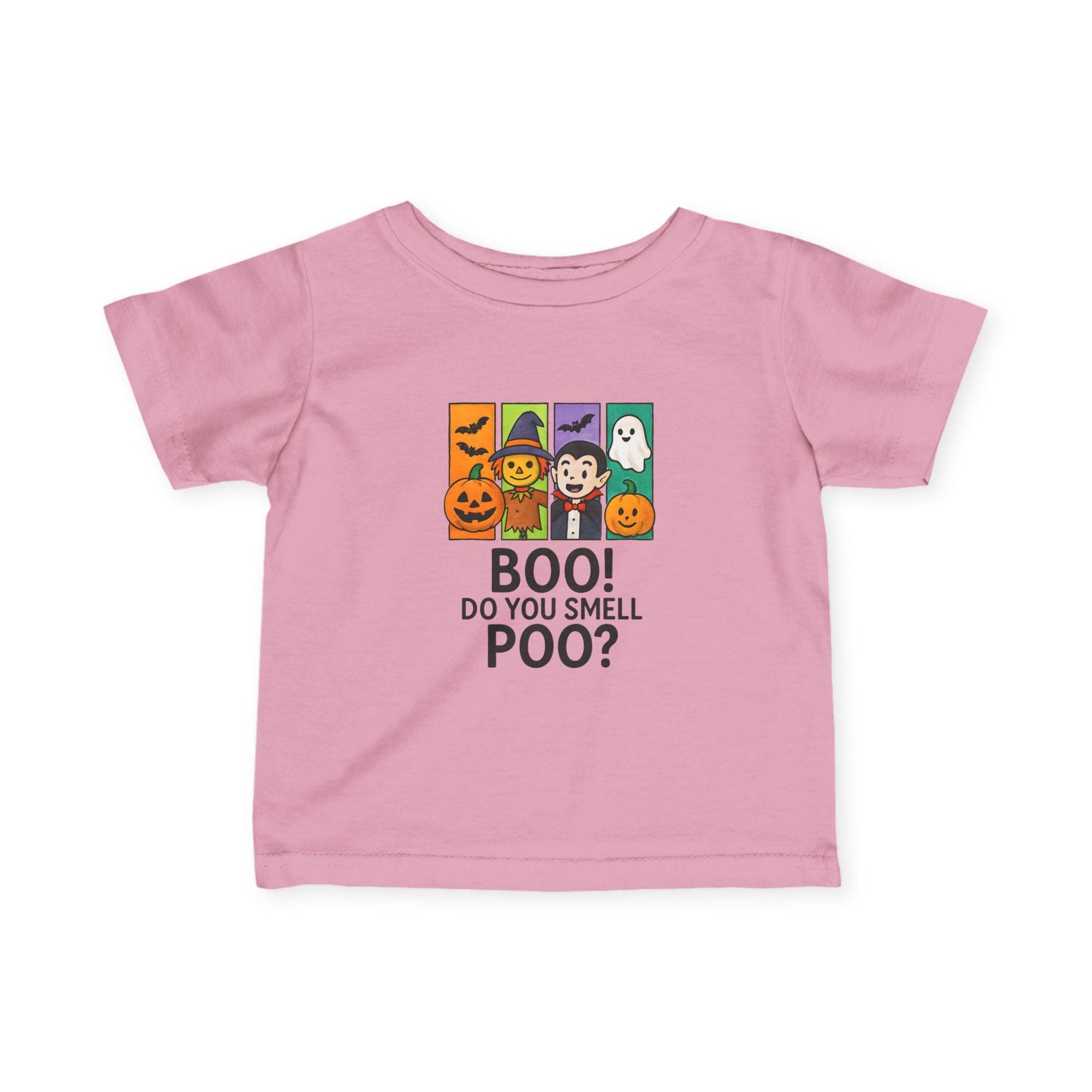 BOO! Do You Smell POO?™ Funny Baby Halloween Tee Toddler Costume Shirt Cute Ghost & Pumpkin Outfit Baby Trick or Treat Top