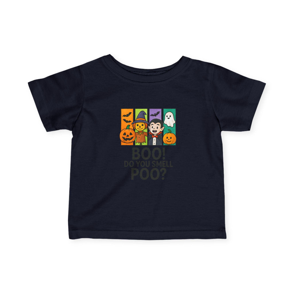 BOO! Do You Smell POO?™ Funny Baby Halloween Tee Toddler Costume Shirt Cute Ghost & Pumpkin Outfit Baby Trick or Treat Top