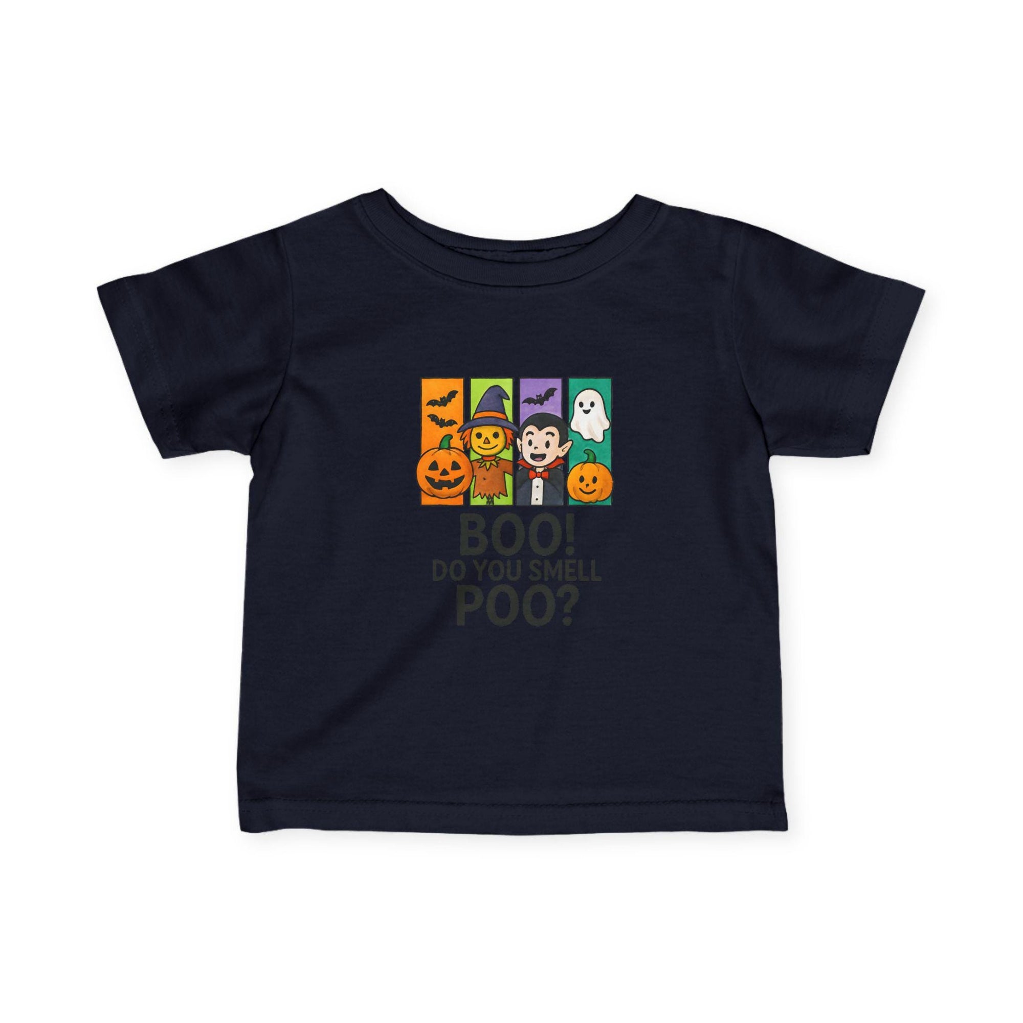 BOO! Do You Smell POO?™ Funny Baby Halloween Tee Toddler Costume Shirt Cute Ghost & Pumpkin Outfit Baby Trick or Treat Top